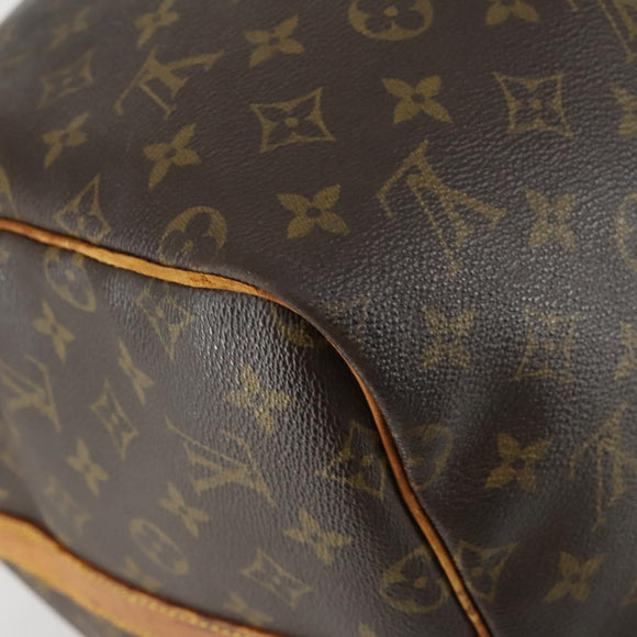 LOUIS VUITTON Monogram Keepall Bandouliere 55 Boston Bag M41414 LV Auth ka461