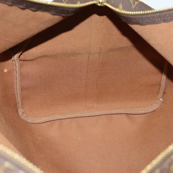 LOUIS VUITTON Monogram Keepall Bandouliere 55 Boston Bag M41414 LV Auth ka461