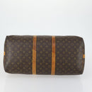 LOUIS VUITTON Monogram Keepall Bandouliere 55 Boston Bag M41414 LV Auth ka461-9