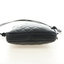 CHANEL Cambon Line Shoulder Bag Leather Black Silver CC Auth ka4610V-6