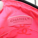 CHANEL Cambon Line Shoulder Bag Leather Black Silver CC Auth ka4610V-20