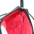 CHANEL Cambon Line Shoulder Bag Leather Black Silver CC Auth ka4610V-21