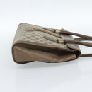 GUCCI GG Supreme Web Sherry Line Hand Bag PVC Brown Gold Auth ka4611-5