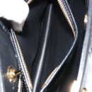 Salvatore Ferragamo Vala Chain Shoulder Bag Leather Black Gold Auth ka4612V-24