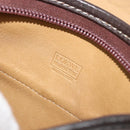 LOEWE Shoulder Bag Suede Beige Gold Auth ka4613A-11