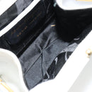 Salvatore Ferragamo Vala Handtas Leer 2way Wit Goud Auth ka4614A-18