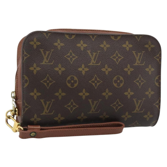 LOUIS VUITTON Monogram Orsay Clutch Tas M51790 LV Auth ka4615