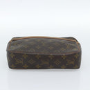LOUIS VUITTON Monogram Compiegne 23 Clutch Bag M51847 LV Auth ka4616-6