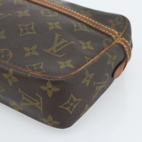 LOUIS VUITTON Monogram Compiegne 23 Clutch Bag M51847 LV Auth ka4616
