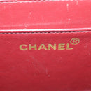 CHANEL Schultertasche Kette Lammleder Schwarz Gold CC Auth ka4618SAV-22