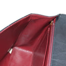 CHANEL Schultertasche Kette Lammleder Schwarz Gold CC Auth ka4618SAV-24