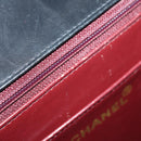 CHANEL Schultertasche Kette Lammleder Schwarz Gold CC Auth ka4618SAV-27