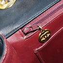 CHANEL Schultertasche Kette Lammleder Schwarz Gold CC Auth ka4618SAV-28