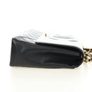 CHANEL Schultertasche Kette Lammleder Schwarz Gold CC Auth ka4618SAV-5