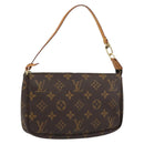 LOUIS VUITTON Monogram Pochette Accessoires Pouch M51980 LV Auth ka4619V-1