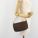 LOUIS VUITTON Monogram Pochette Accessoires Pouch M51980 LV Auth ka4619V-21