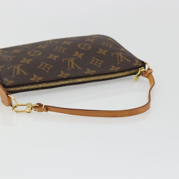 LOUIS VUITTON Monogram Pochette Accessoires Pouch M51980 LV Auth ka4619V