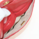 CHANEL Matelasse Hobo Chain Bag Patent leather Pink Gold CC Auth ka4620SM-18