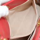 CHANEL Matelasse Hobo Chain Bag Patent leather Pink Gold CC Auth ka4620SM-24