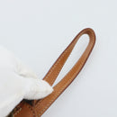 CELINE Macadam Canvas Business bag PVC Leather Brown Gold Auth ka4622-8