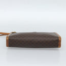 CELINE Macadam Canvas Business bag PVC Leather Brown Gold Auth ka4622-5