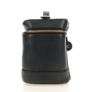 CHANEL Vanity Pouch Caviar Skin Black Gold CC Auth ka4623V-3