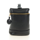 CHANEL Vanity Pouch Caviar Skin Black Gold CC Auth ka4623V-4
