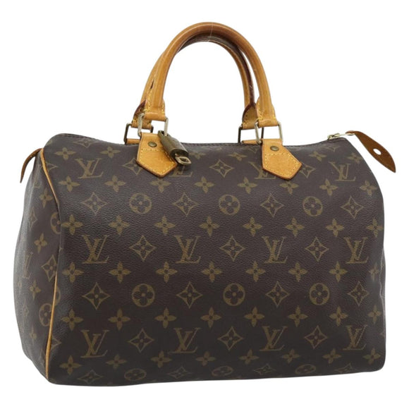 LOUIS VUITTON Monogram Speedy 30 Hand Bag M41526 LV Auth ka4625A