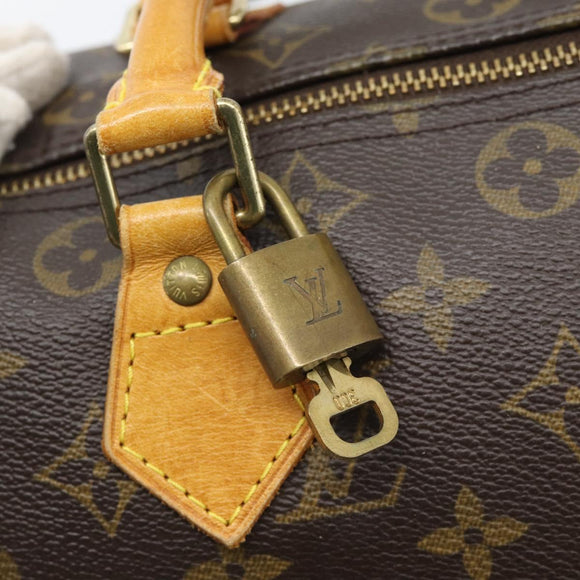 LOUIS VUITTON Monogram Speedy 30 Hand Bag M41526 LV Auth ka4625A
