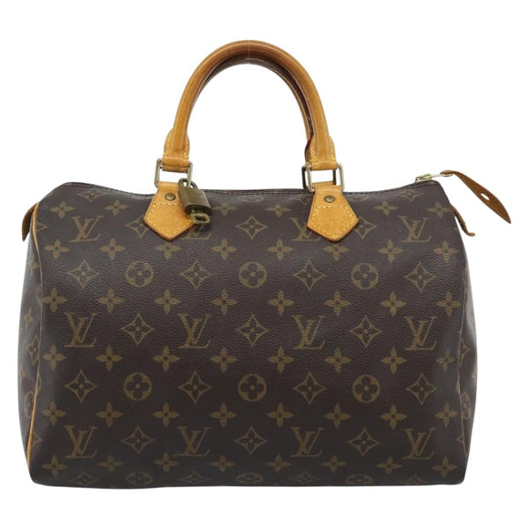 LOUIS VUITTON Monogram Speedy 30 Hand Bag M41526 LV Auth ka4625A