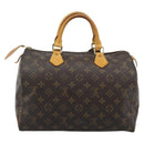 LOUIS VUITTON Monogram Speedy 30 Hand Bag M41526 LV Auth ka4625A-2