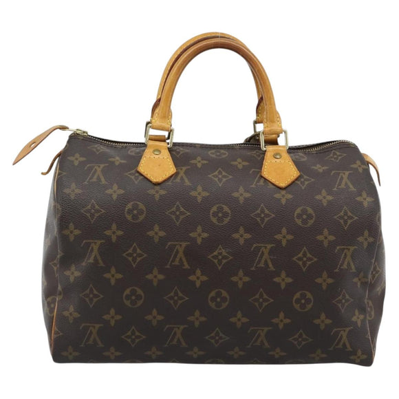 LOUIS VUITTON Monogram Speedy 30 Hand Bag M41526 LV Auth ka4625A
