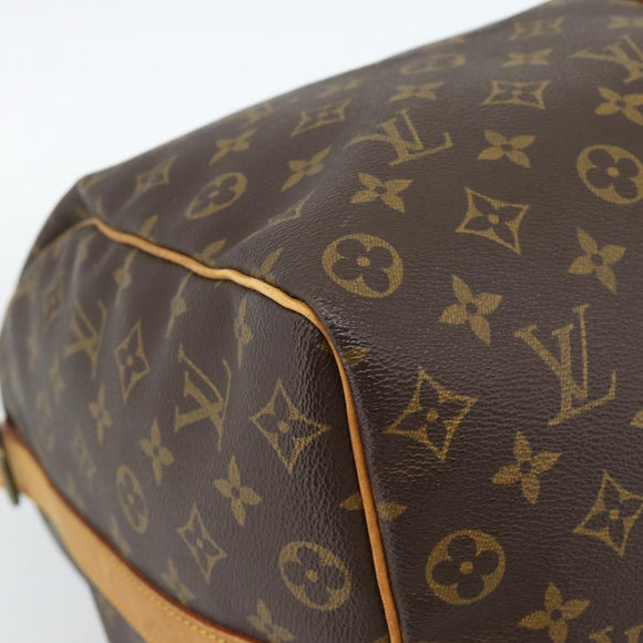 LOUIS VUITTON Monogram Keepall Bandouliere 50 Boston Bag M41416 LV Auth ka4628