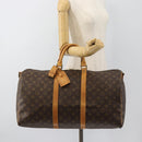 LOUIS VUITTON Monogram Keepall Bandouliere 50 Boston Bag M41416 LV Auth ka4628-20