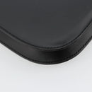 Salvatore Ferragamo Vala Shoulder Bag Leather Black Silver Auth ka4630-16