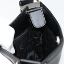 Salvatore Ferragamo Vala Shoulder Bag Leather Black Silver Auth ka4630-17