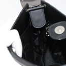 Salvatore Ferragamo Vala Shoulder Bag Leather Black Silver Auth ka4630-18