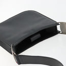 Salvatore Ferragamo Vala Shoulder Bag Leather Black Silver Auth ka4630-6