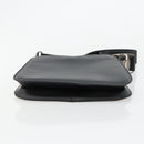 Salvatore Ferragamo Vala Shoulder Bag Leather Black Silver Auth ka4630-5