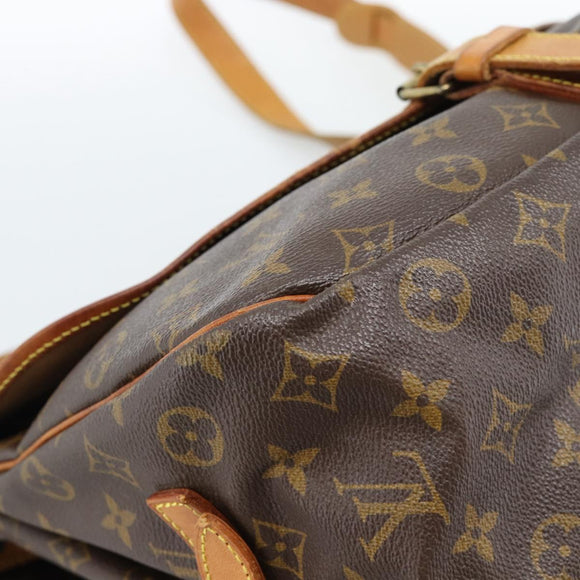 LOUIS VUITTON Monogram Saumur 35 Shoulder Bag M42254 LV Auth ka4631