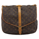 LOUIS VUITTON Monogram Saumur 35 Shoulder Bag M42254 LV Auth ka4631-13