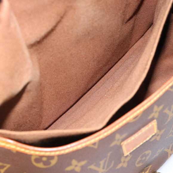 LOUIS VUITTON Monogram Saumur 35 Shoulder Bag M42254 LV Auth ka4631
