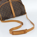 LOUIS VUITTON Monogram Saumur 35 Shoulder Bag M42254 LV Auth ka4631-9