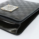 LOUIS VUITTON Damier Vernis Club Bag Green Petrol blue M92128 LV Auth ka4633-10