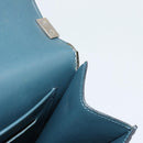 LOUIS VUITTON Damier Vernis Club Bag Green Petrol blue M92128 LV Auth ka4633-19