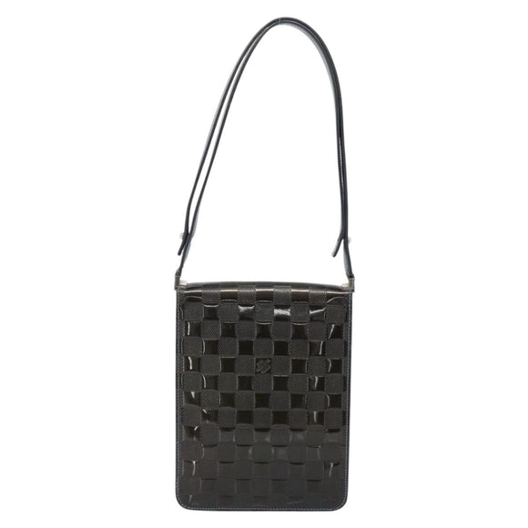 LOUIS VUITTON Damier Vernis Club Bag Green Petrol blue M92128 LV Auth ka4633