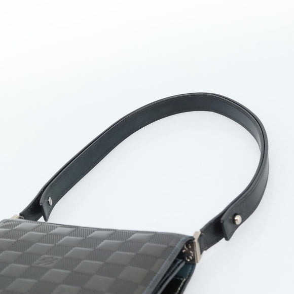 LOUIS VUITTON Damier Vernis Club Bag Green Petrol blue M92128 LV Auth ka4633