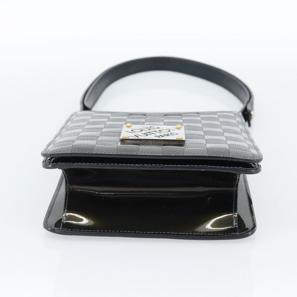 LOUIS VUITTON Damier Vernis Club Bag Green Petrol blue M92128 LV Auth ka4633