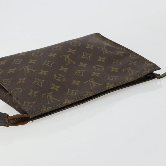 LOUIS VUITTON Monogram Poche Toilette 26 Pouch M47542 LV Auth ka4634