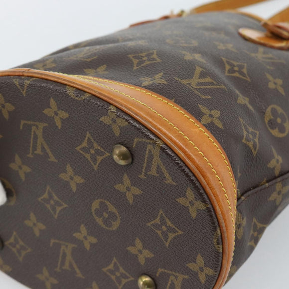 LOUIS VUITTON Monogram Bucket PM Shoulder Bag M42238 LV Auth ka4635